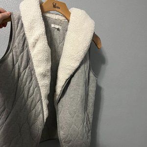 Hooded Fuzzy Vest